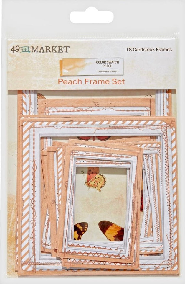 49 & Market Color Swatch Peach Frame Set